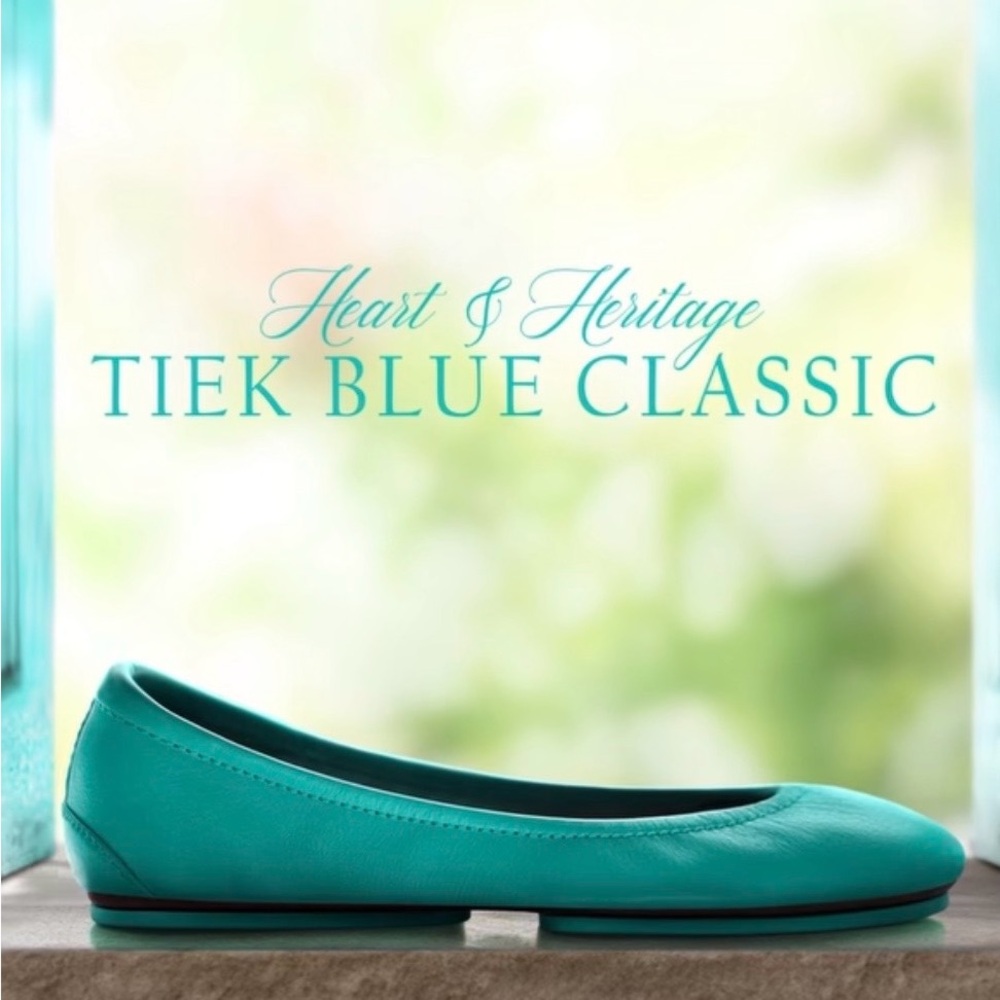 🥿 Tieks Limited Edition “Tieks Blue” in Classic (not patent). 🥿